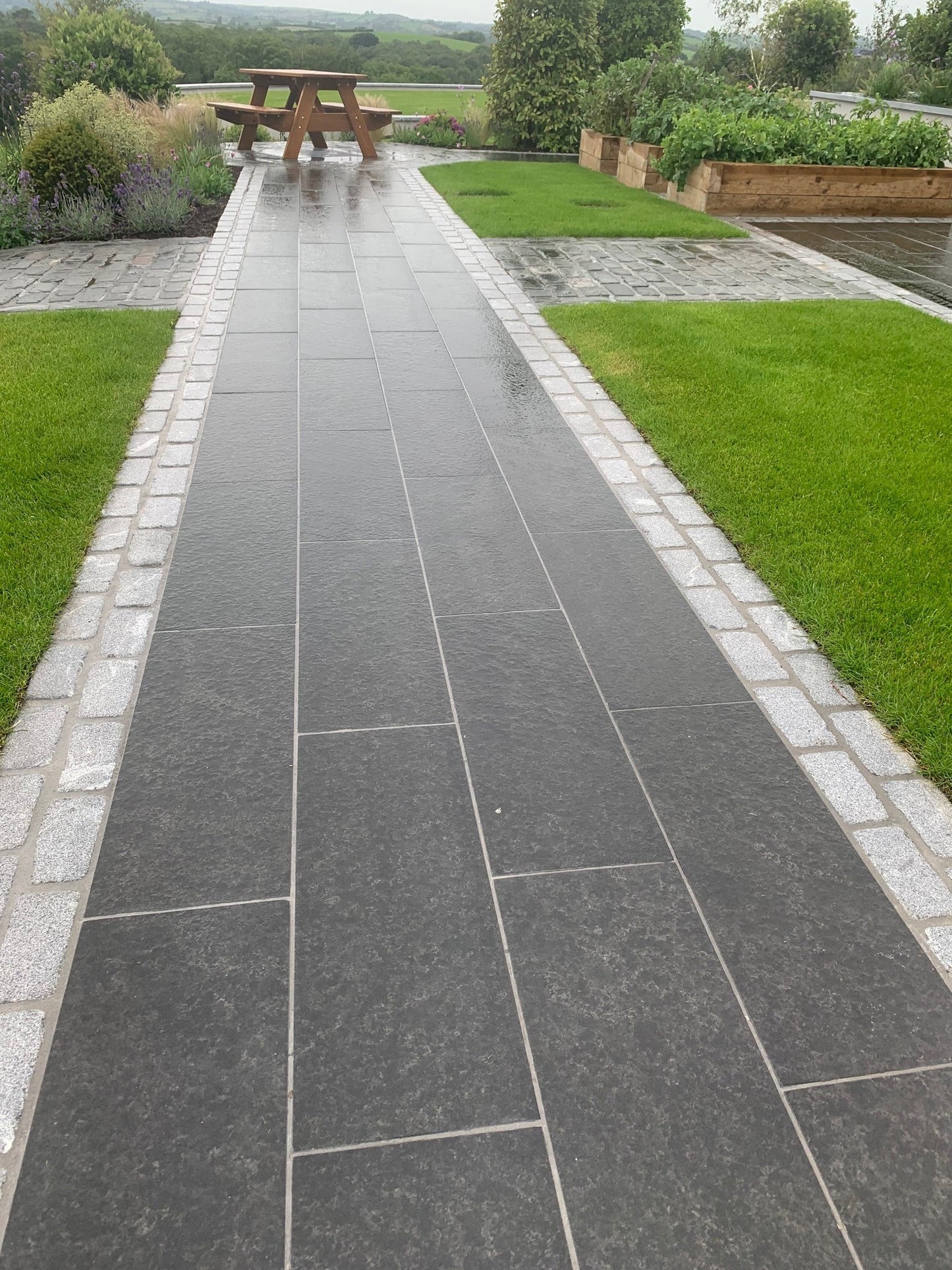 Black Basalt Paving