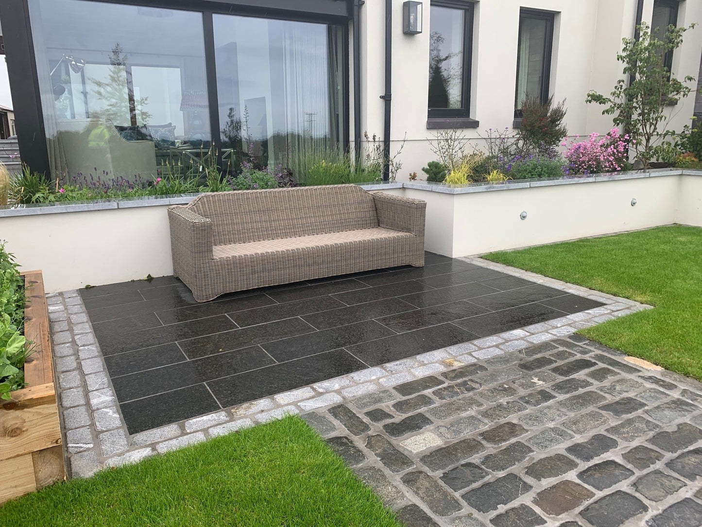 Black Basalt Paving