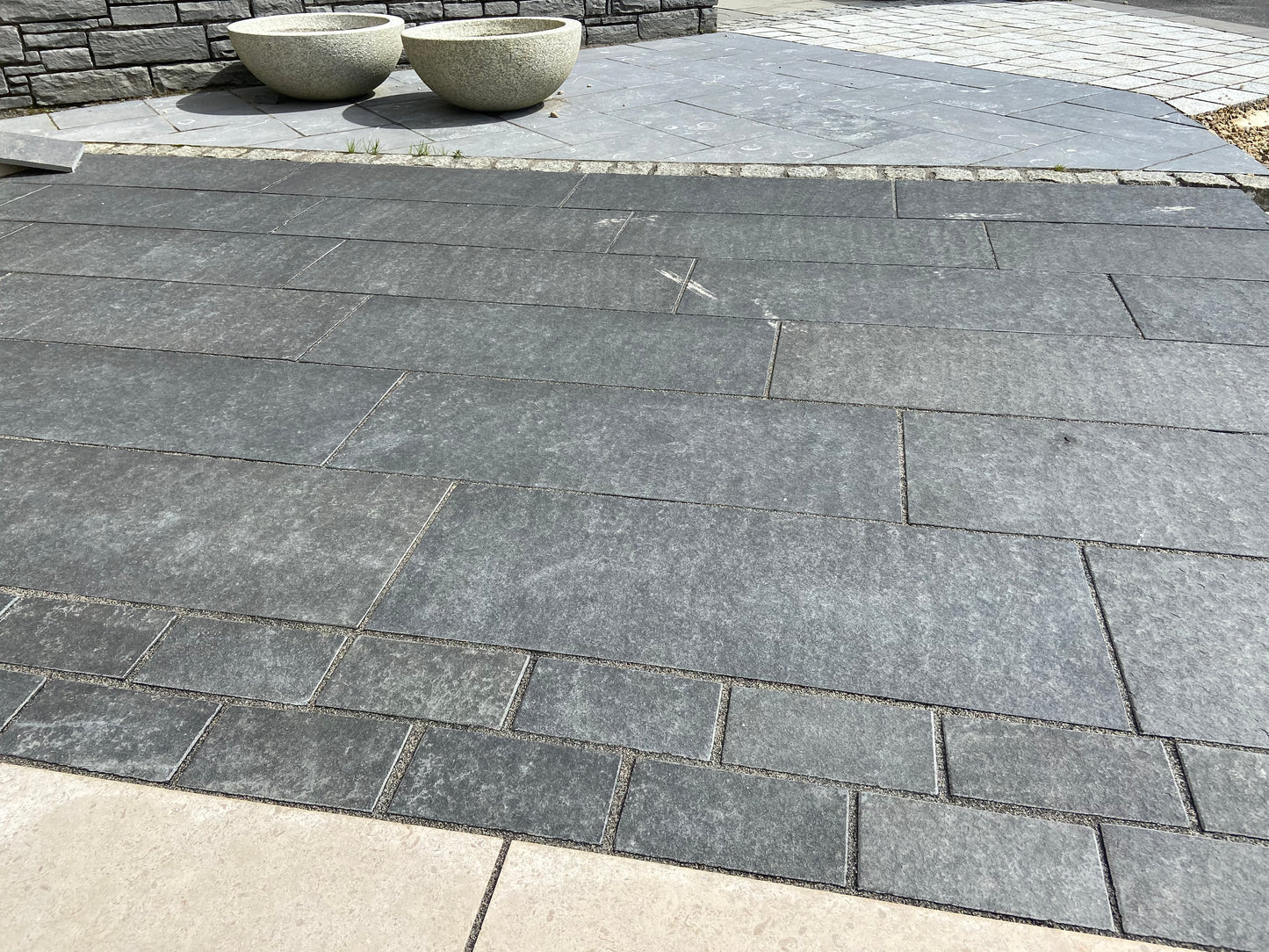 Black Basalt Paving
