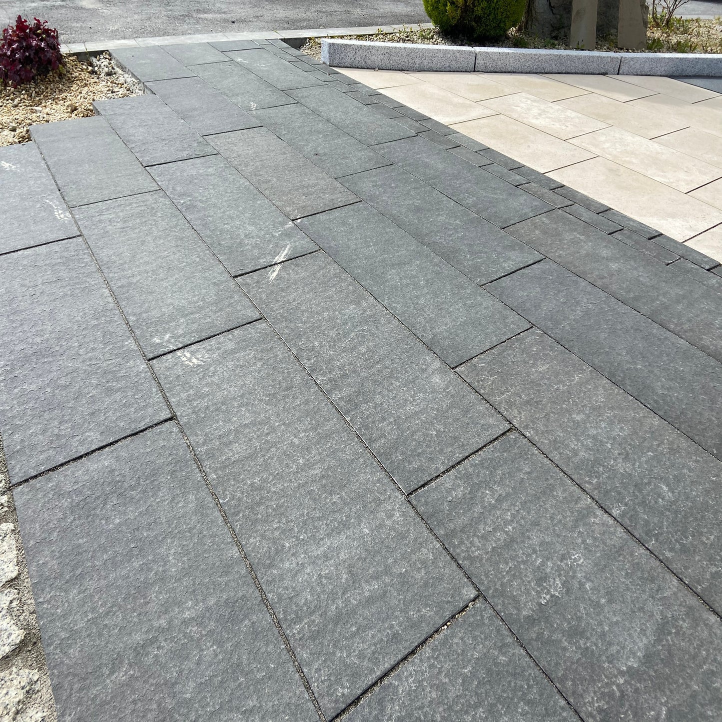 Black Basalt Paving