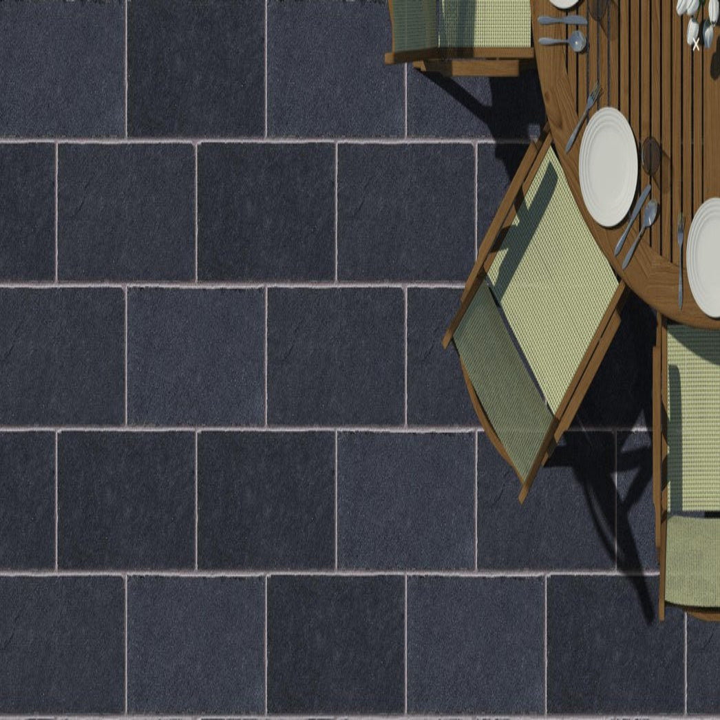 Black Limestone Paving 600 x 300