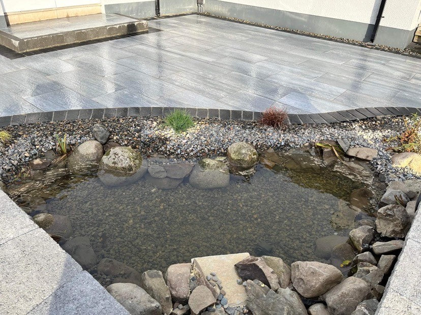 Black Limestone Setts 200 x 100 x 30