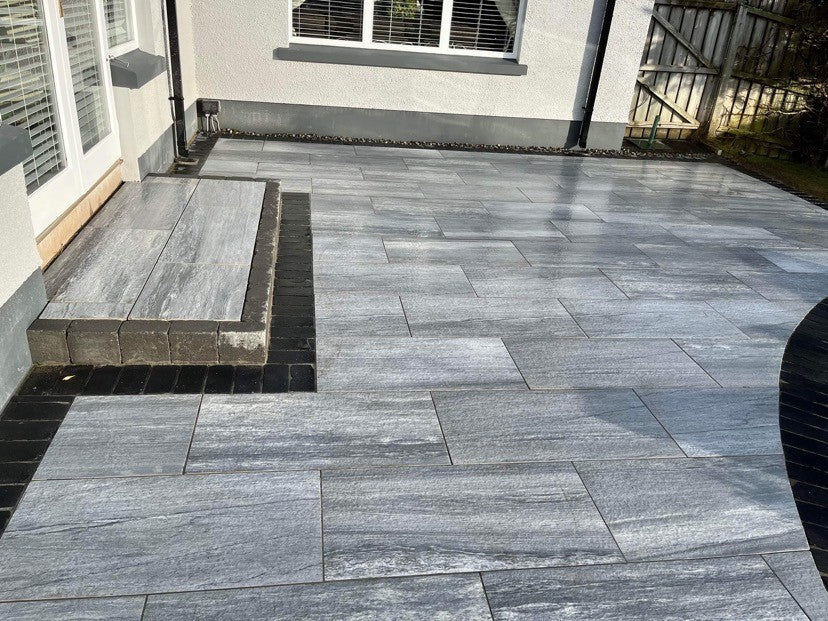 Black Limestone Setts 200 x 100 x 30