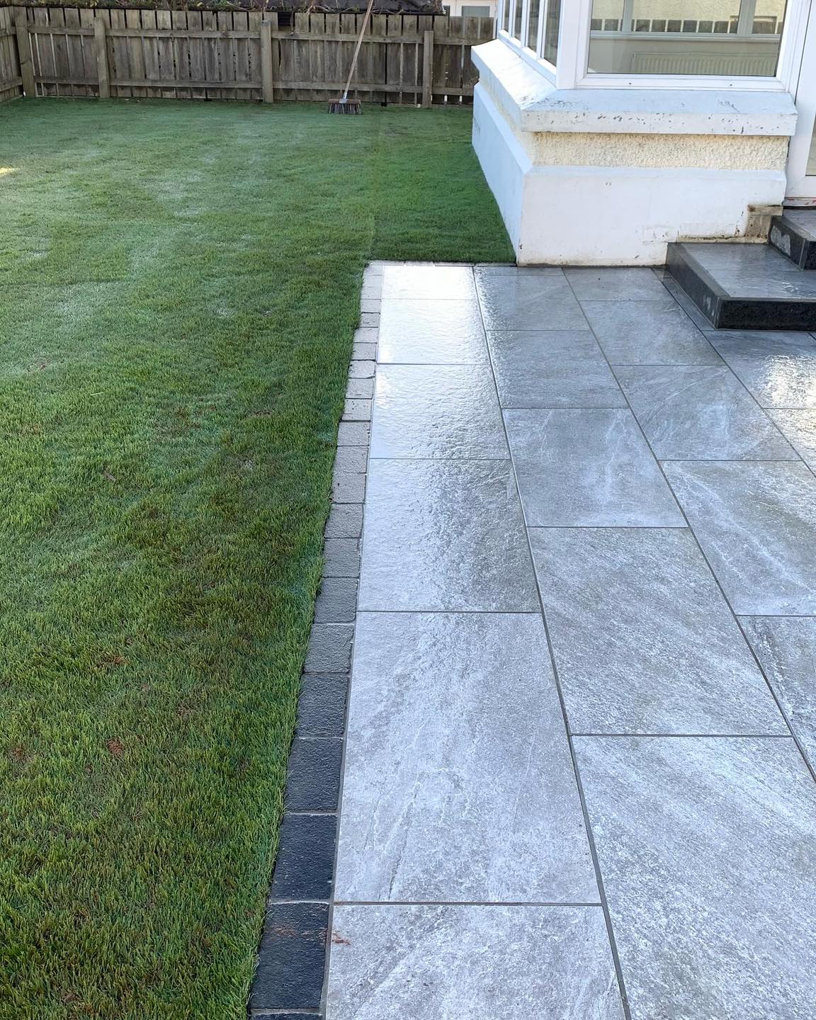 Black Limestone Setts 200 x 100 x 50-70