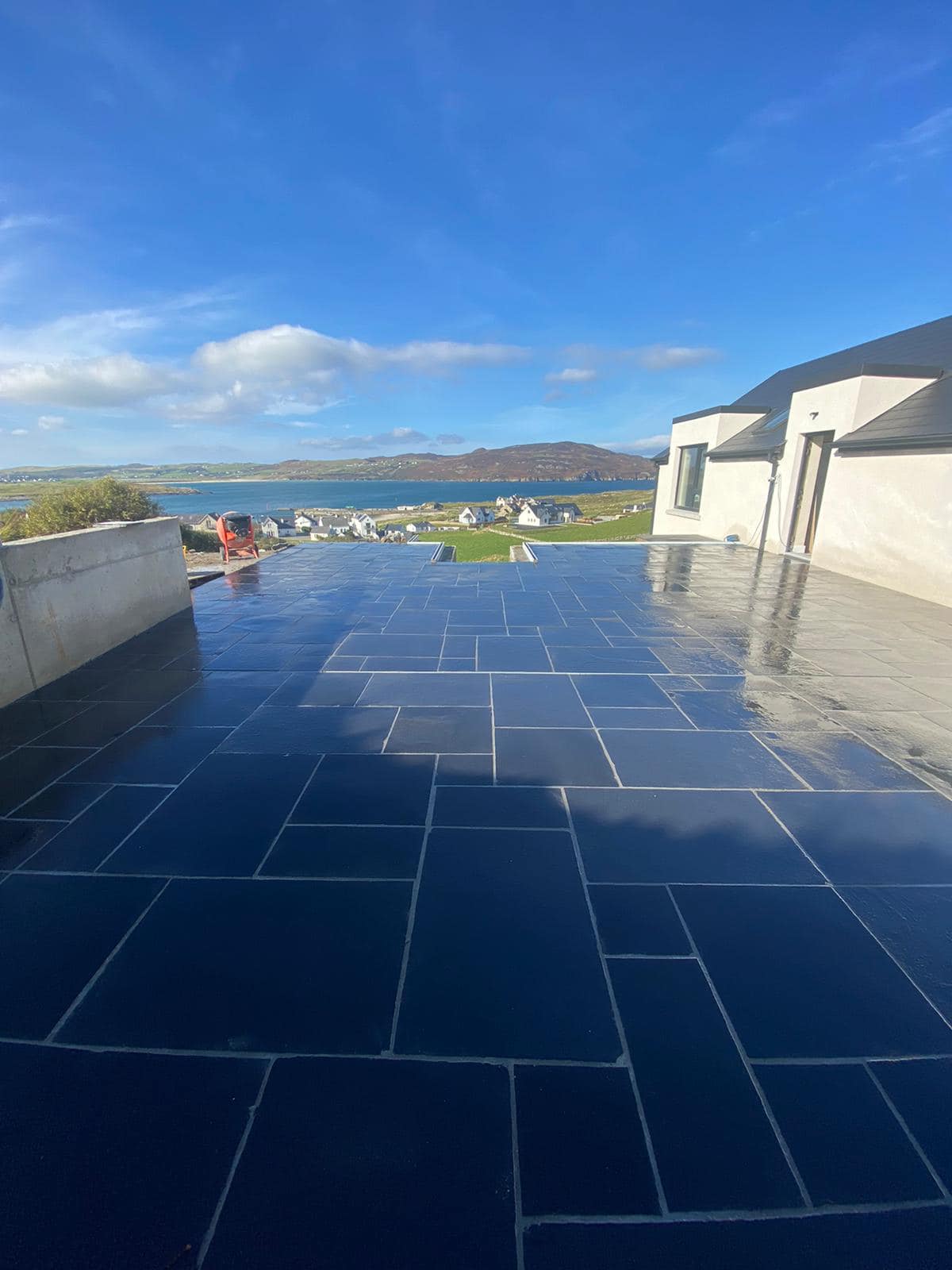 Black Limestone Paving (Mixed Sizes)