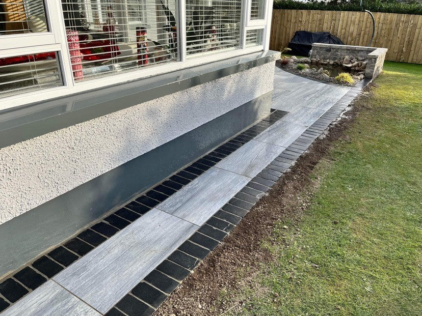Black Limestone Setts 200 x 100 x 50-70