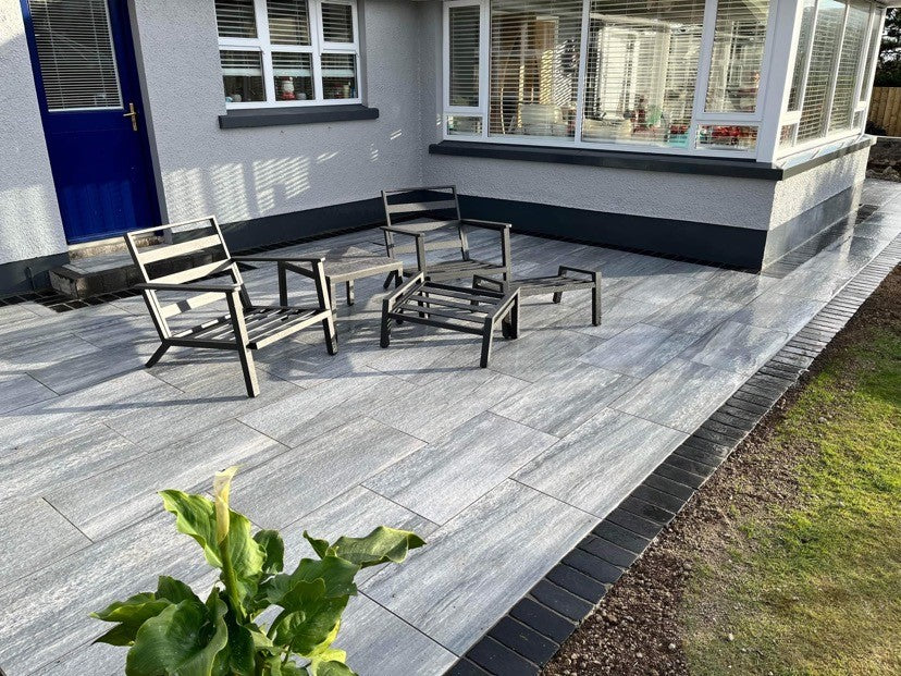 Black Limestone Setts 200 x 100 x 50-70