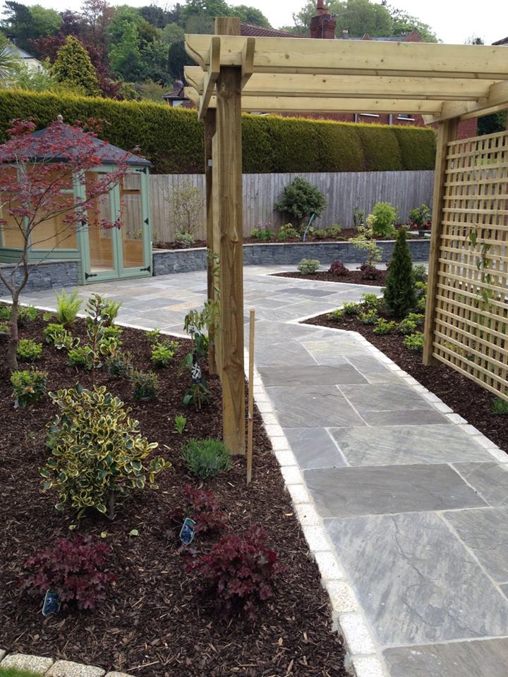 Cider Black Sandstone Paving (Mixed Sizes)