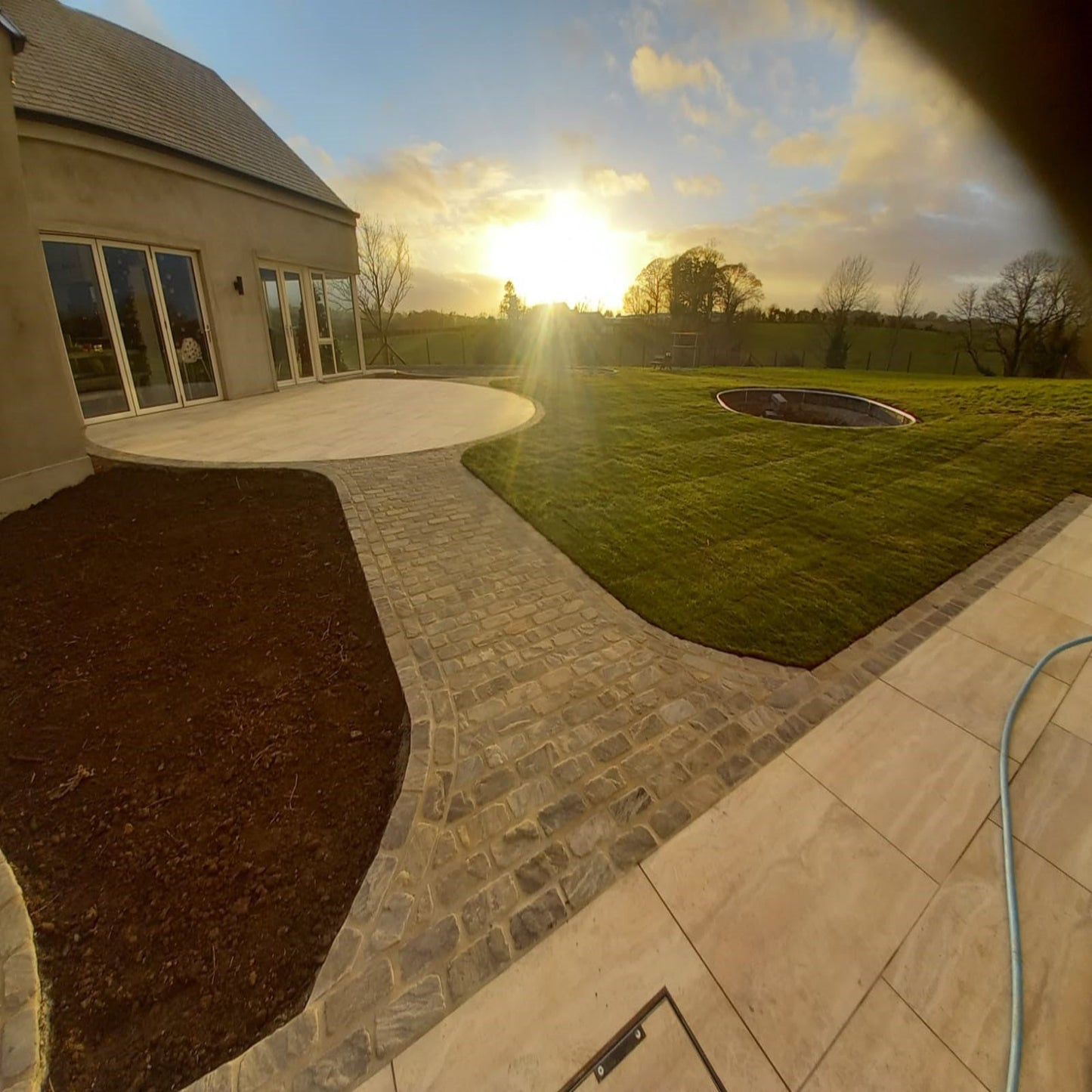 Cider Black Sandstone Setts - Tumbled