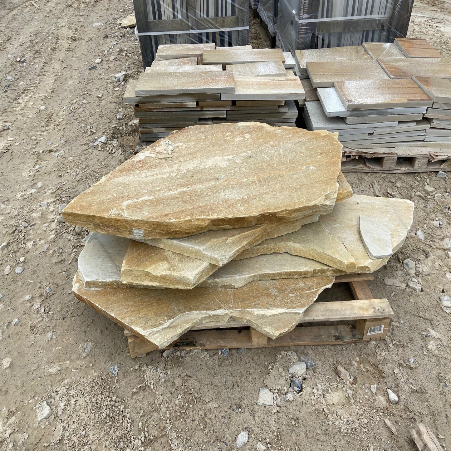 Donegal Quartzite Stepping Stone <300mm Diameter