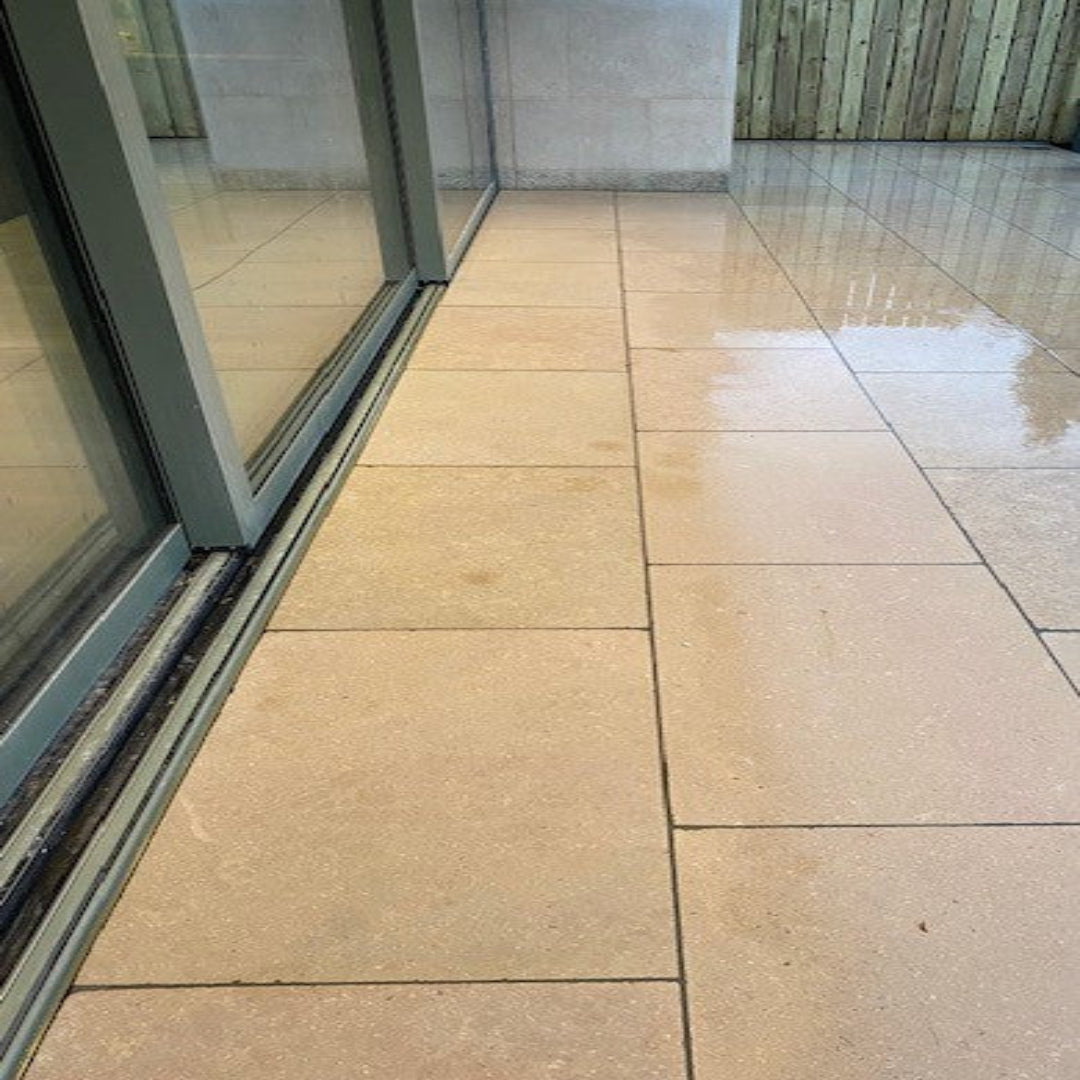 Egyptian Limestone Paving - Honed & Tumbled
