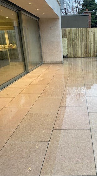 Egyptian Limestone Paving - Honed & Tumbled