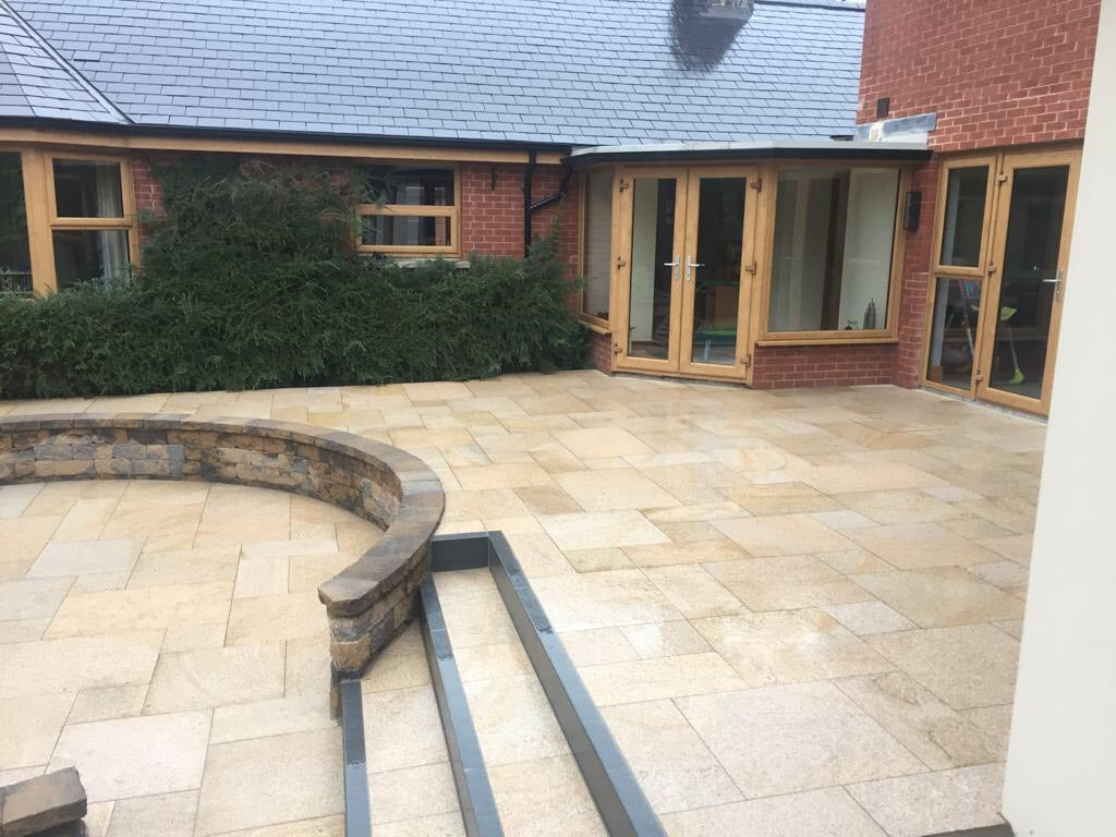 Gold Granite Paving Patio Pack