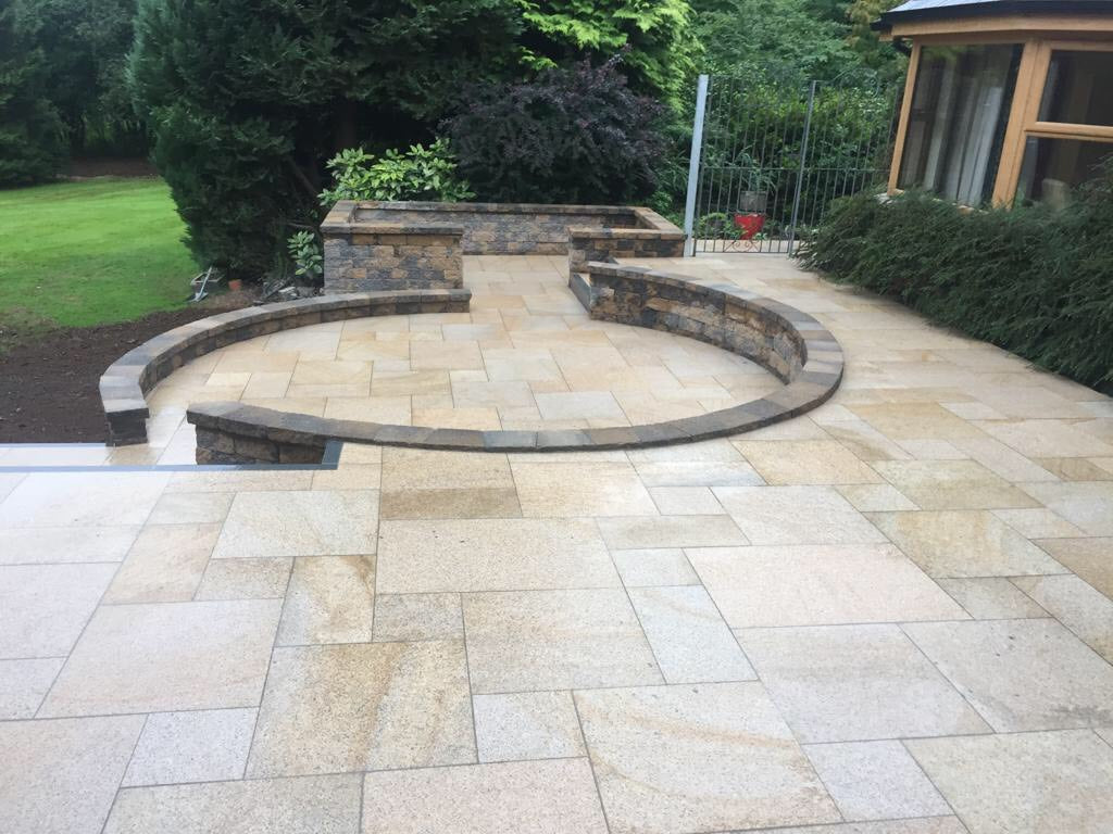 Gold Granite Paving Patio Pack