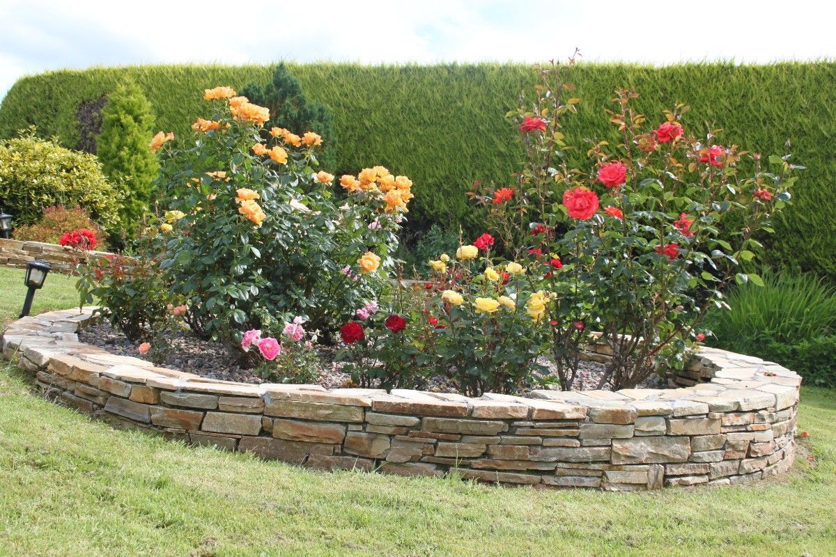 Gold Donegal Quartzite Garden Walling - Random Rubble