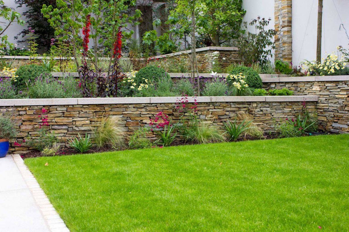 Gold Donegal Quartzite Garden Walling - Random Rubble