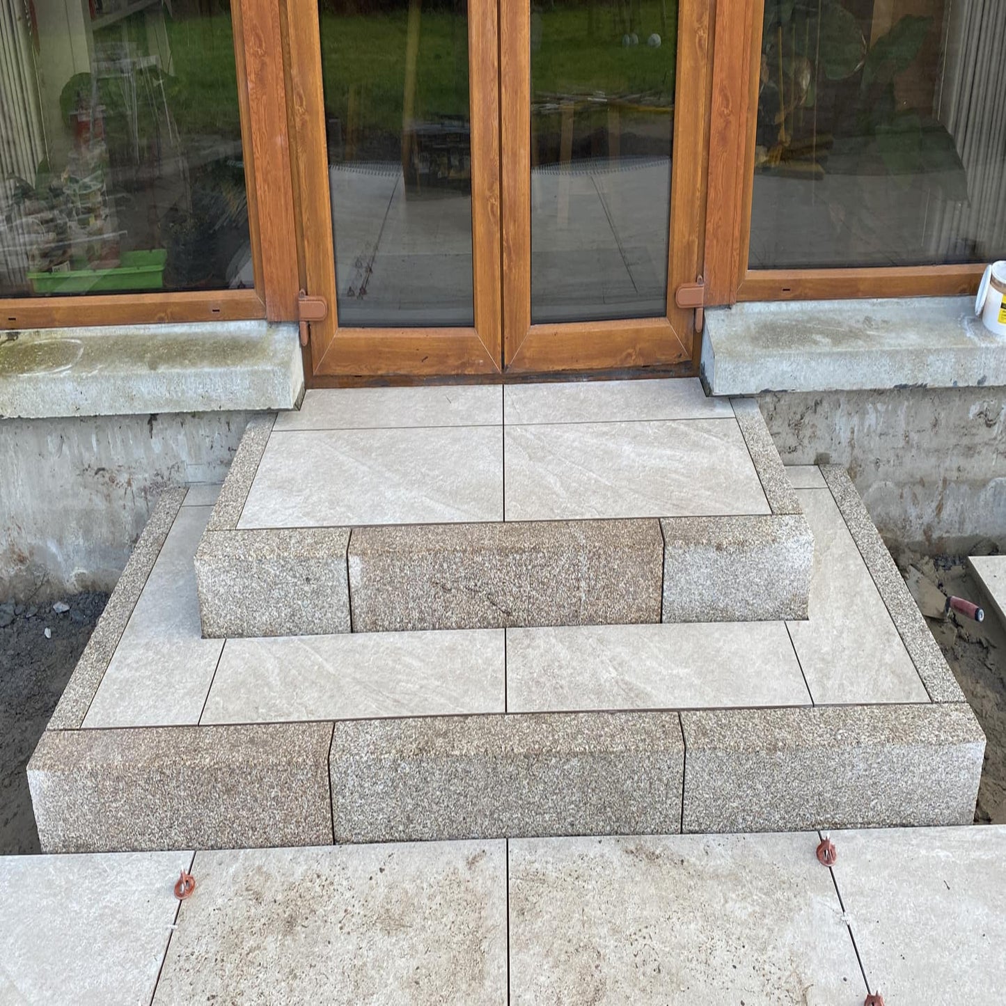 Gold Granite Kerb 1000 x 200 x 100 - Bush Hammered