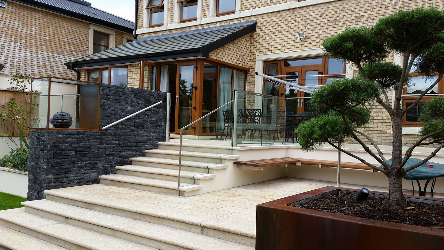 Gold Granite Paving - 600 x 300