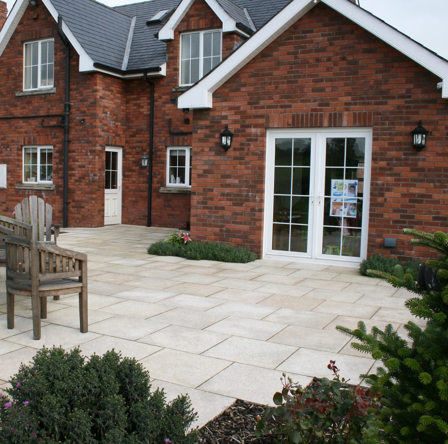 Gold Granite Paving - 600 x 600