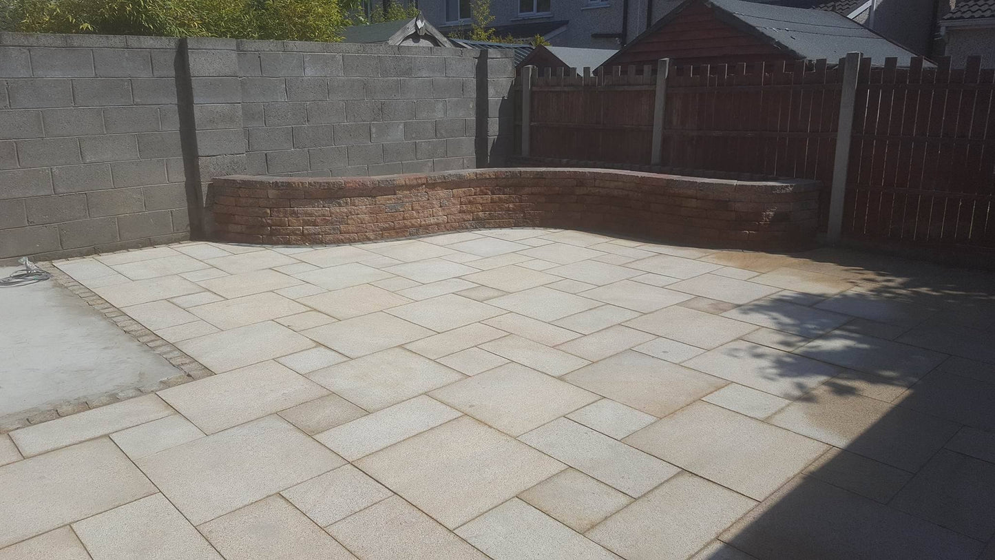 Gold Granite Paving Patio Pack