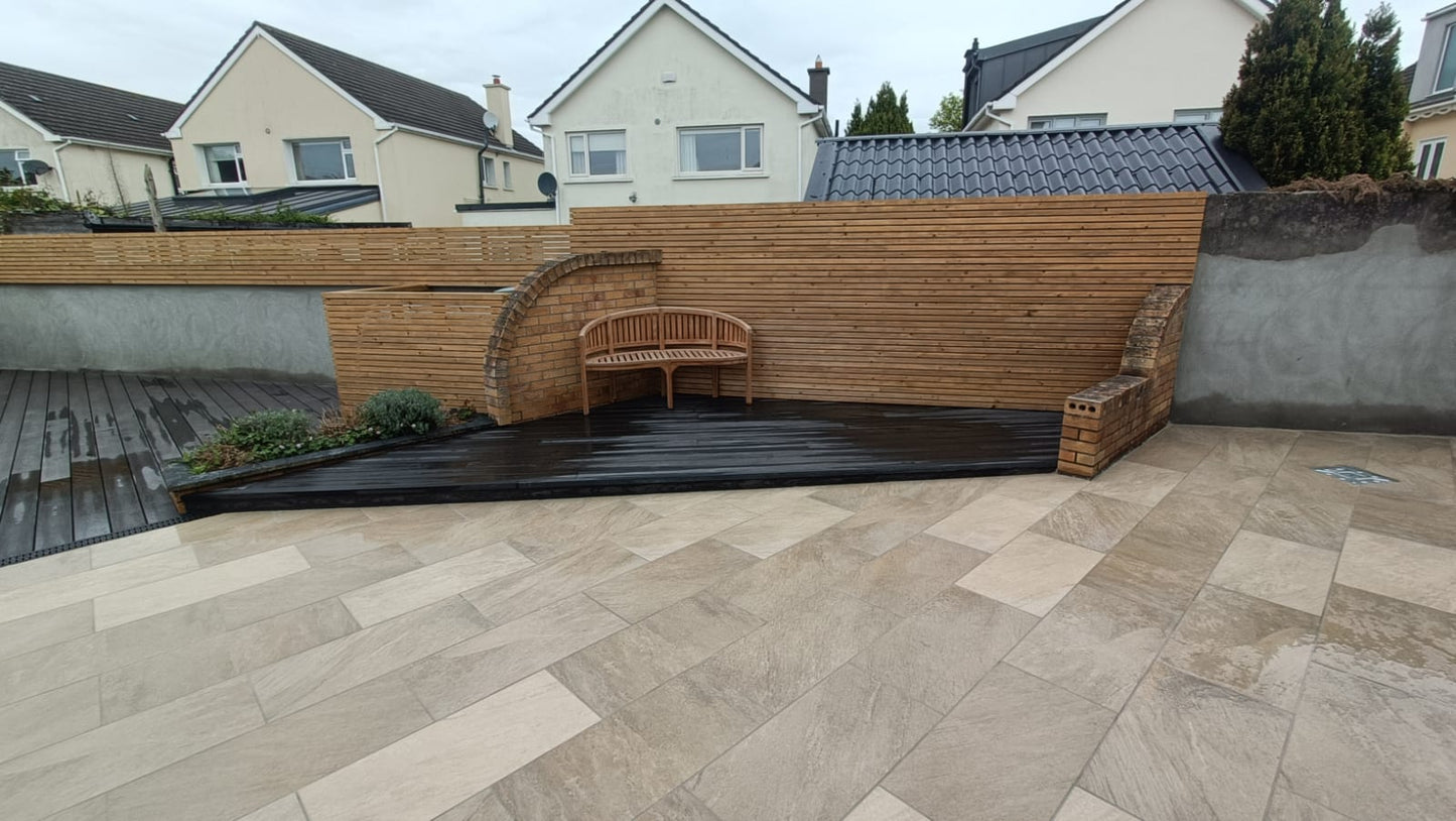 Diva Range Quartz Gold Porcelain Paving