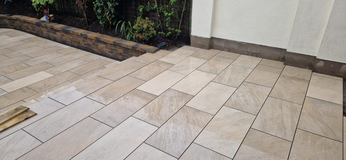 Diva Range Quartz Gold Porcelain Paving