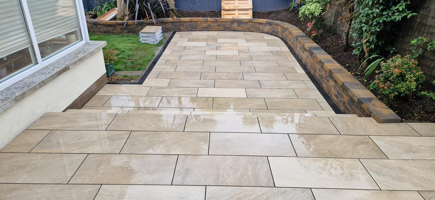 Diva Range Quartz Gold Porcelain Paving