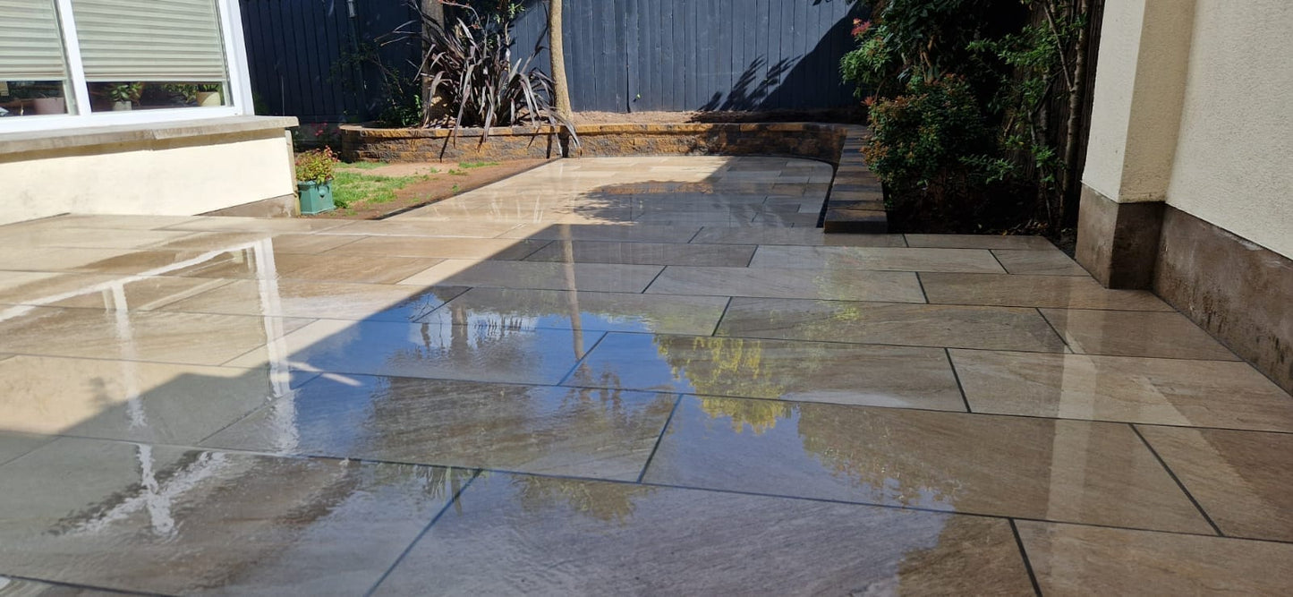 Diva Range Quartz Gold Porcelain Paving