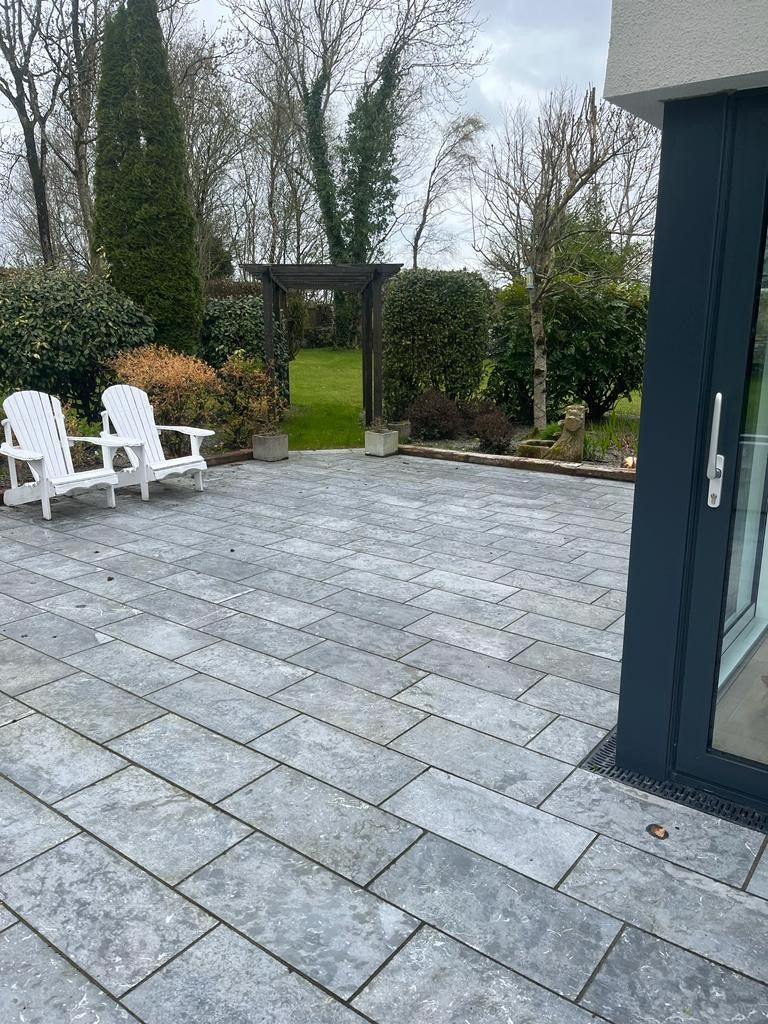 Irish Blue Limestone Paving