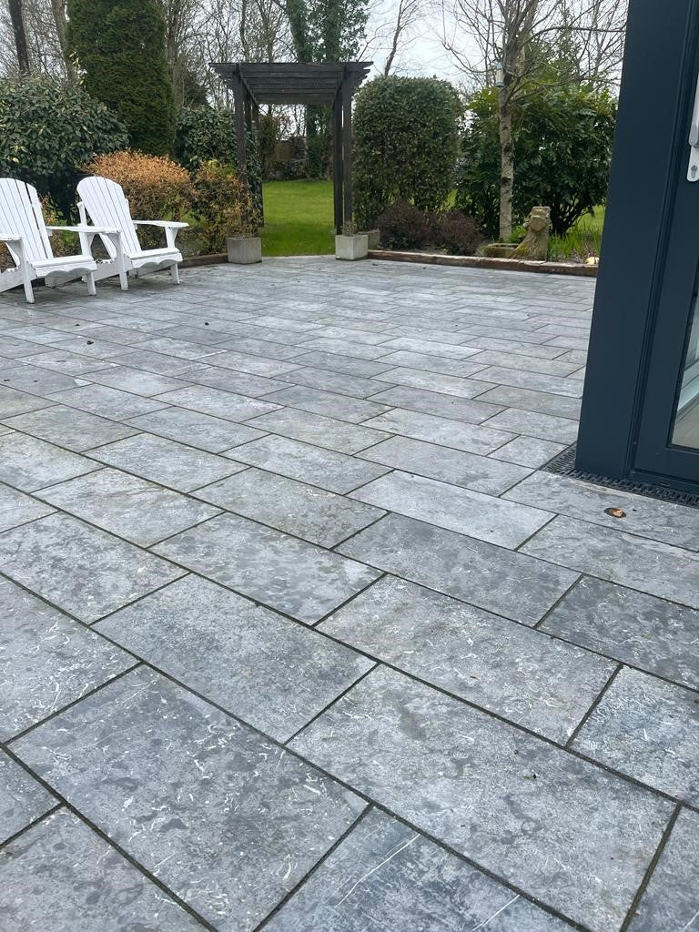 Irish Blue Limestone Paving