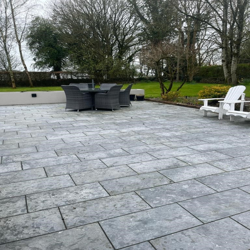 Irish Blue Limestone Paving