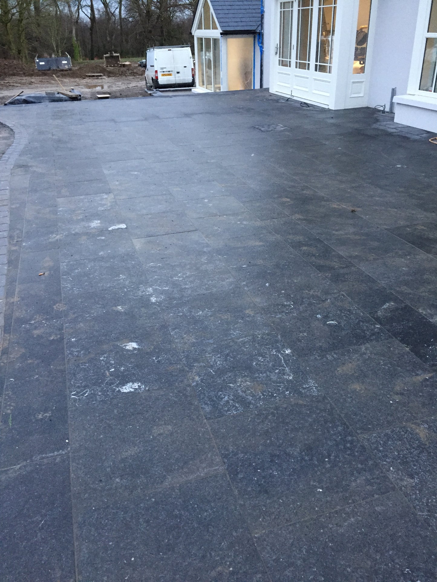 Irish Blue Limestone Paving