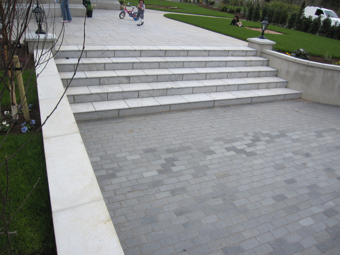 Irish Blue Limestone Paving