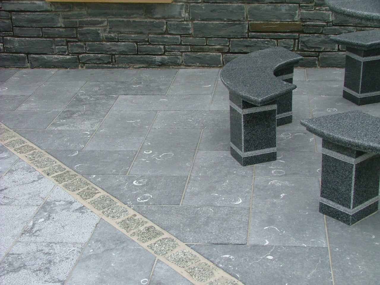 Irish Blue Limestone Paving