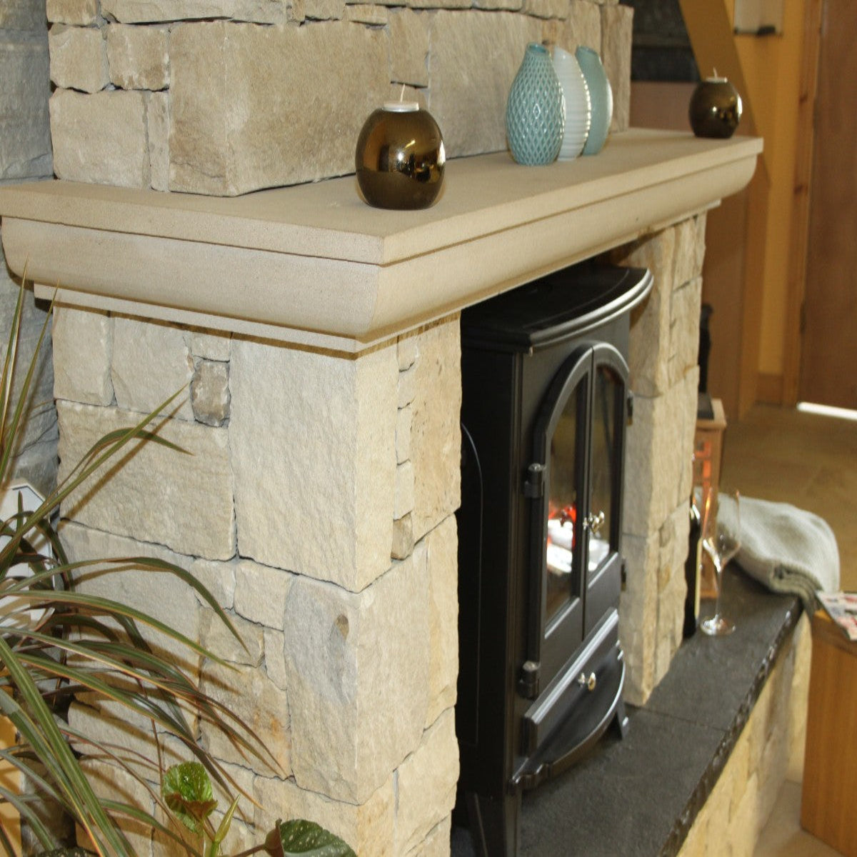 Sandstone Fireplaces & Hearths