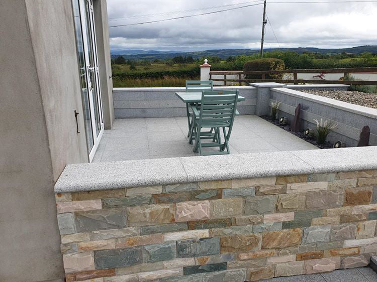 Silver Granite Paving - 600 x 600