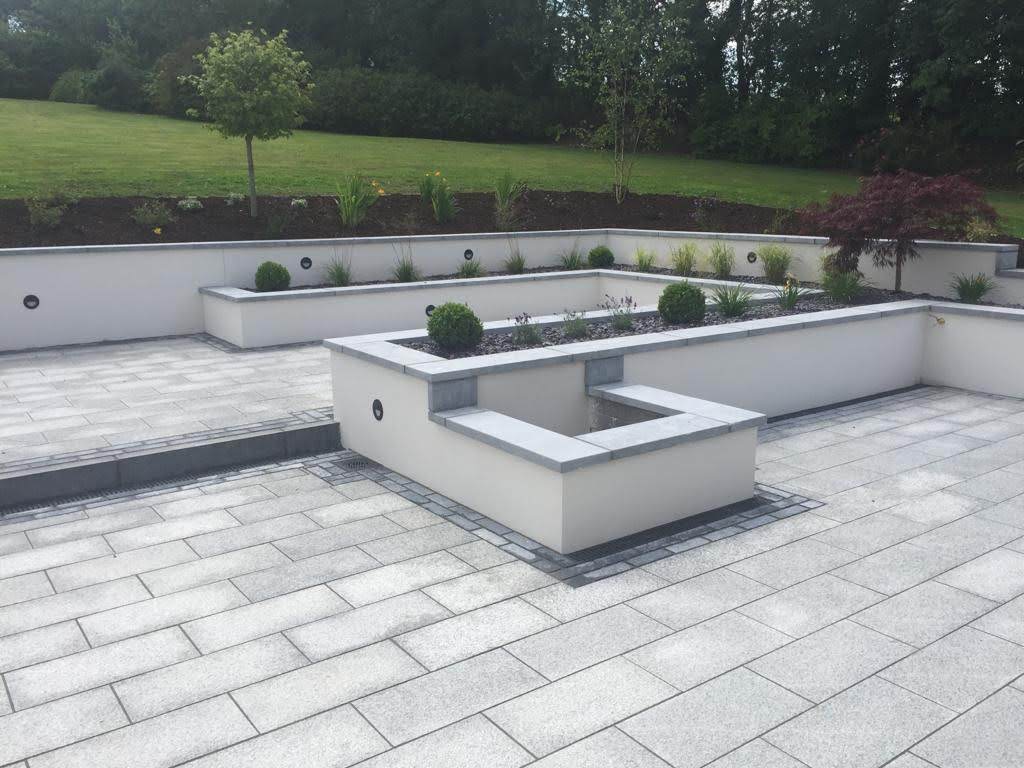 Silver Granite Paving - 600 x 300 x 25