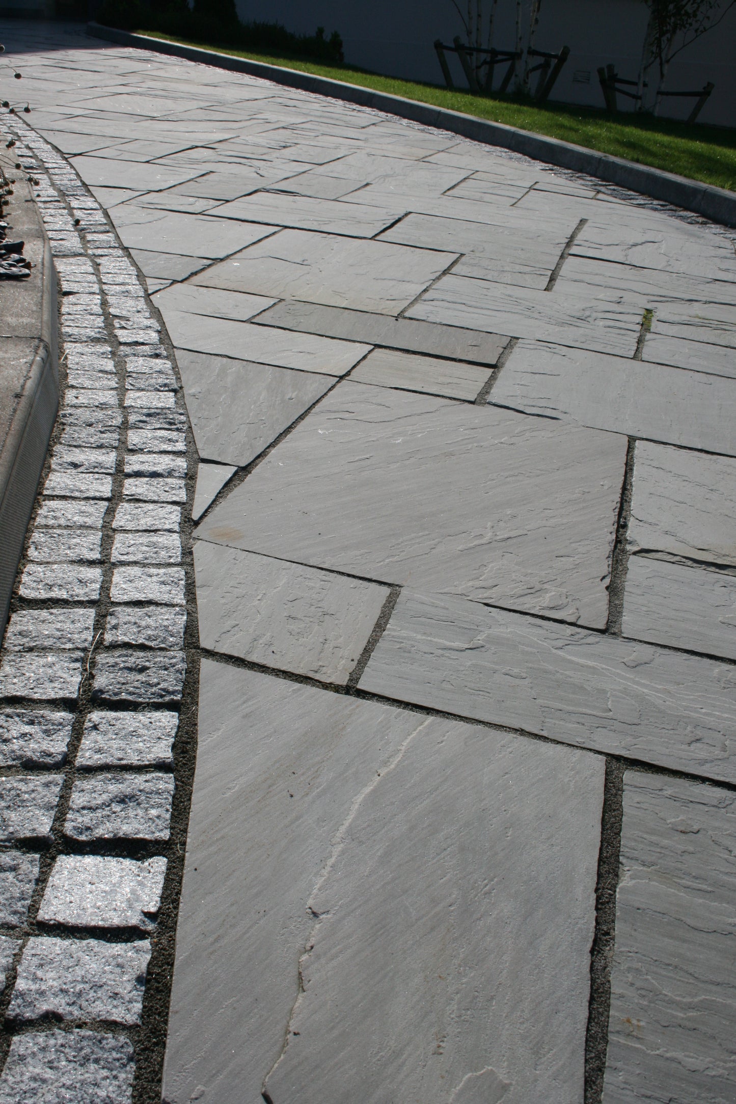 Silver Granite Setts 100 x 100 x 50