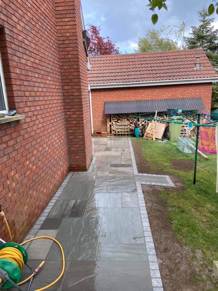 Silver Granite Setts 100 x 100 x 50