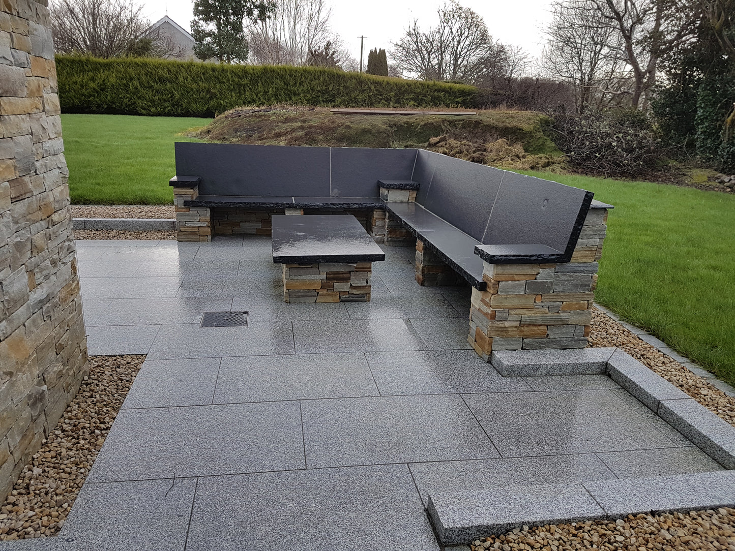 Silver Granite Paving - Patio Pack