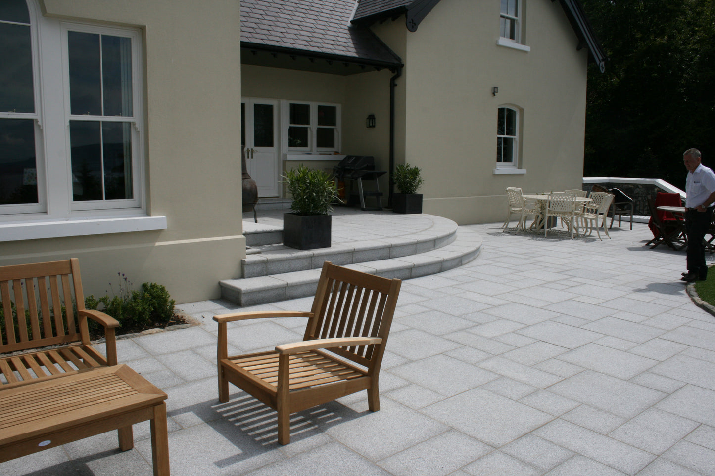 Silver Granite Paving - Patio Pack
