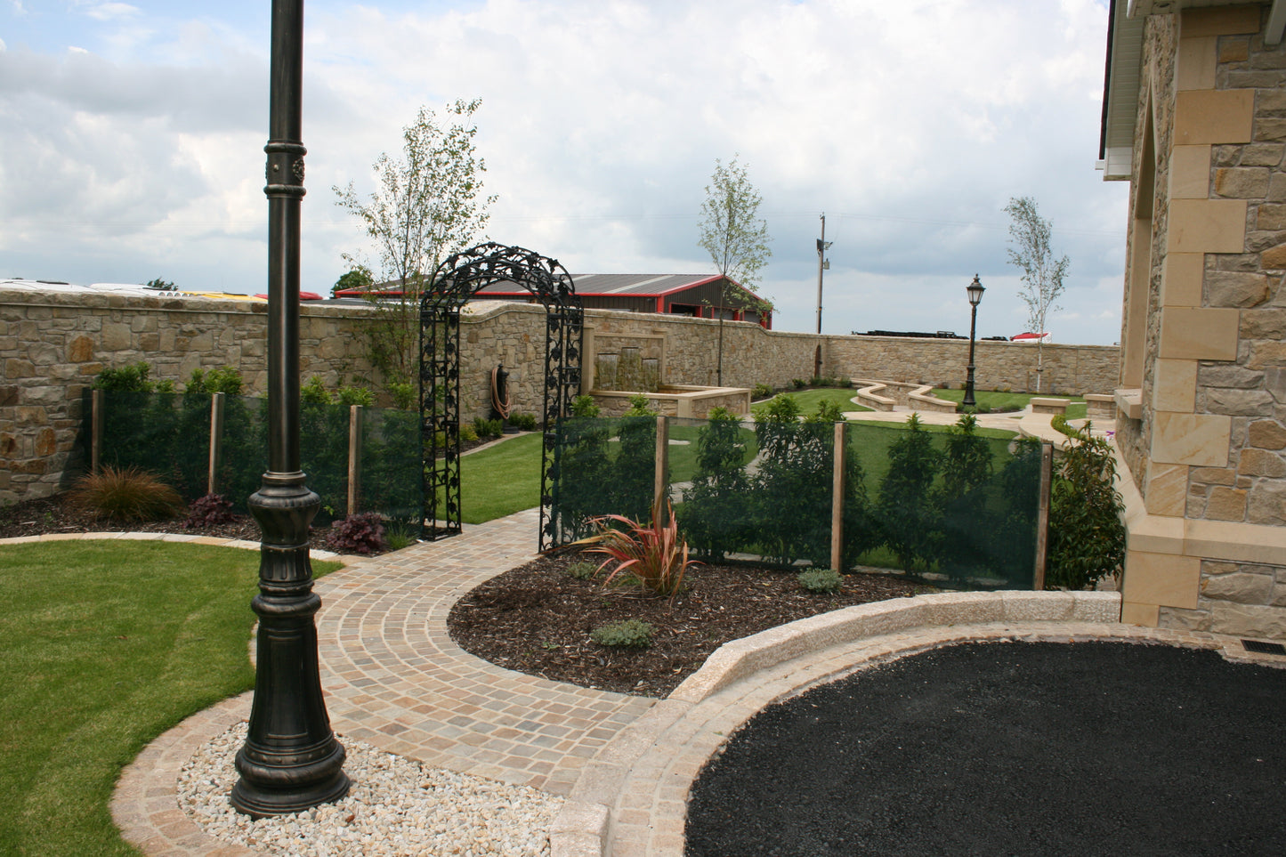 Tinted Mint Sandstone Setts 100 x 100