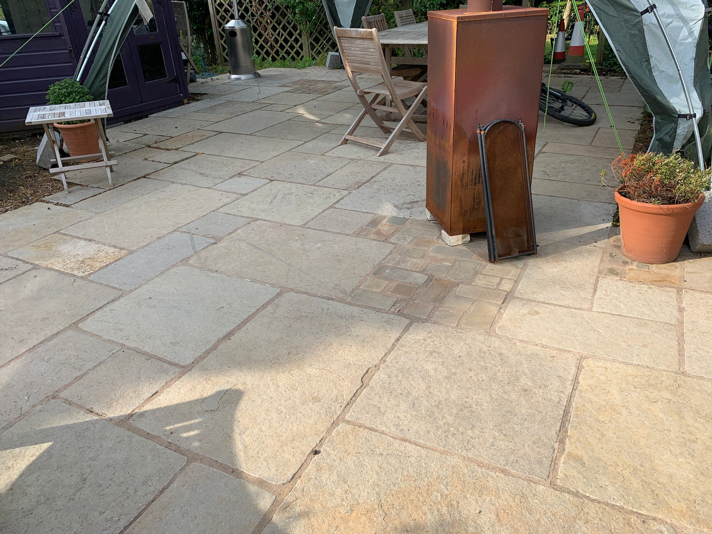 Yellow Limestone Patio Pack - Tumbled