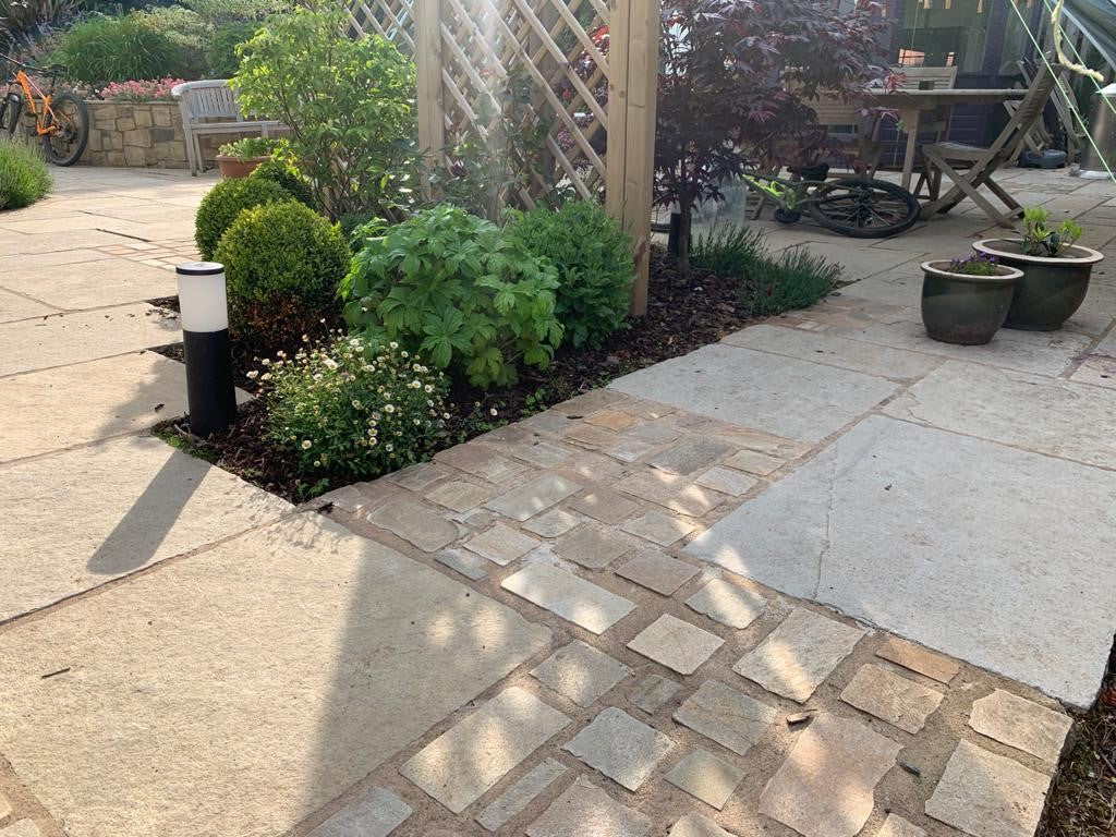 Yellow Limestone Patio Pack - Tumbled