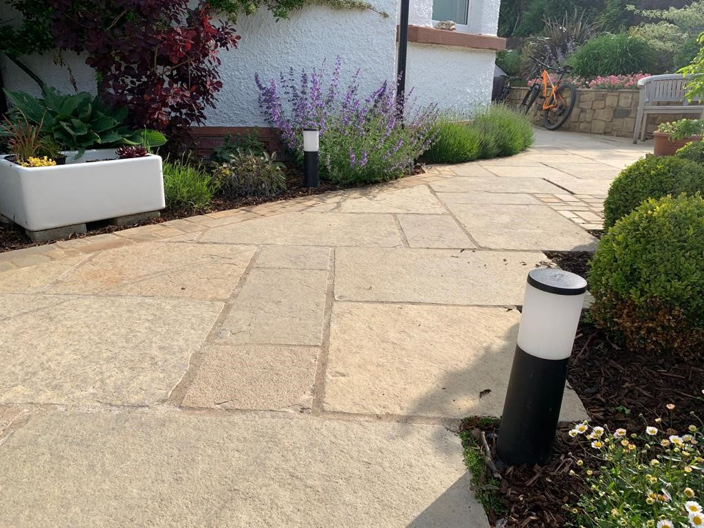 Yellow Limestone Patio Pack - Tumbled