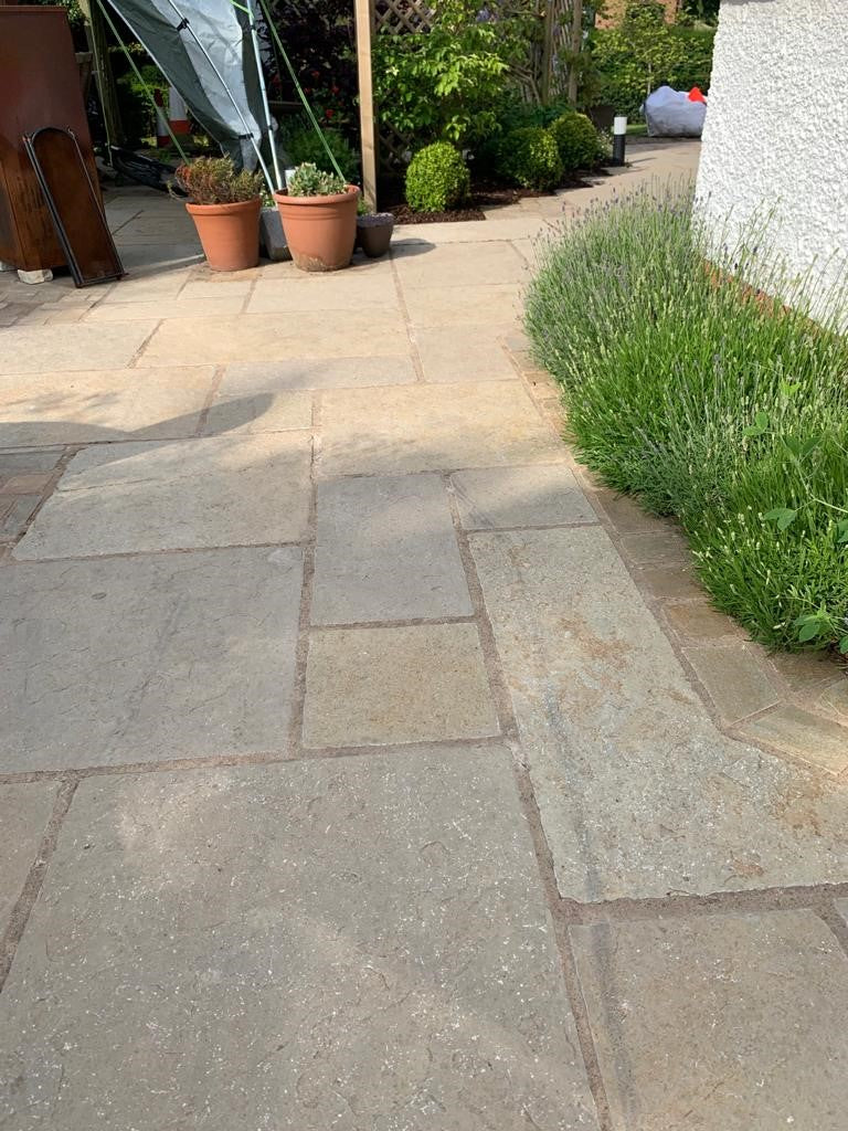 Yellow Limestone Patio Pack - Tumbled
