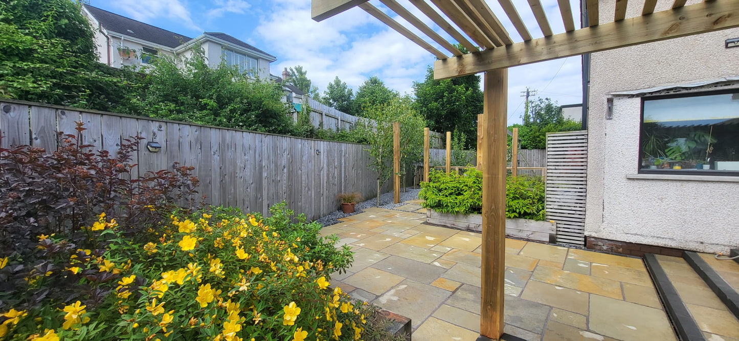 Yellow Limestone Patio Pack - Tumbled