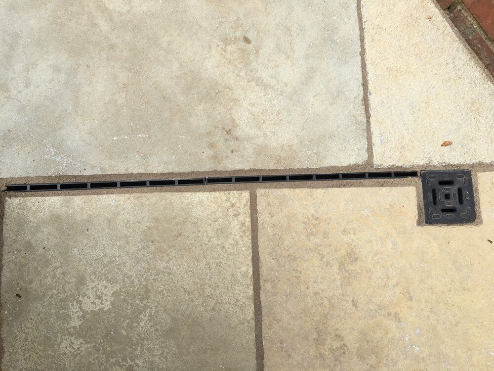 Poly Brick Slot Channel Drain