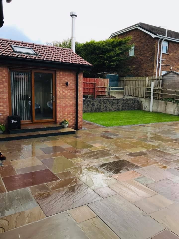 Raj Green Sandstone Patio Pack
