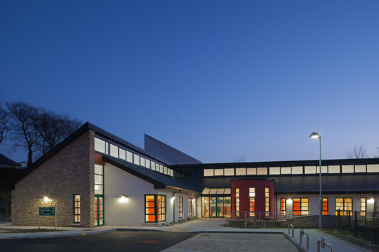 Glenties Primary Care Centre featuring Mountcharles Sandstone Machined. 